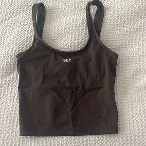 SetActive Cropped Tank Brownstone SportBody